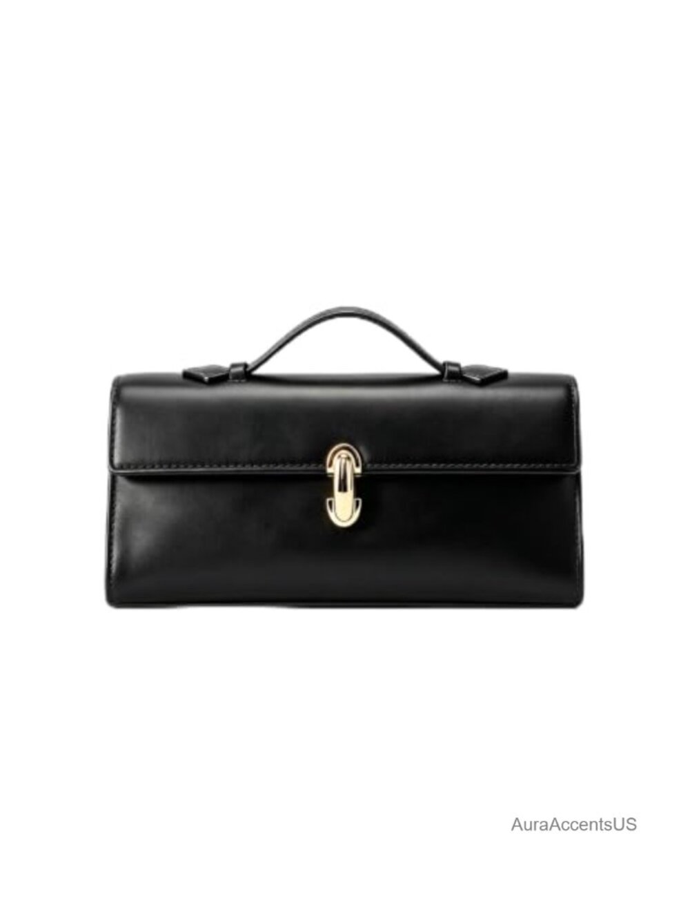 Women Evening Clutch Satchel Top Handle Purse Faux Leather
